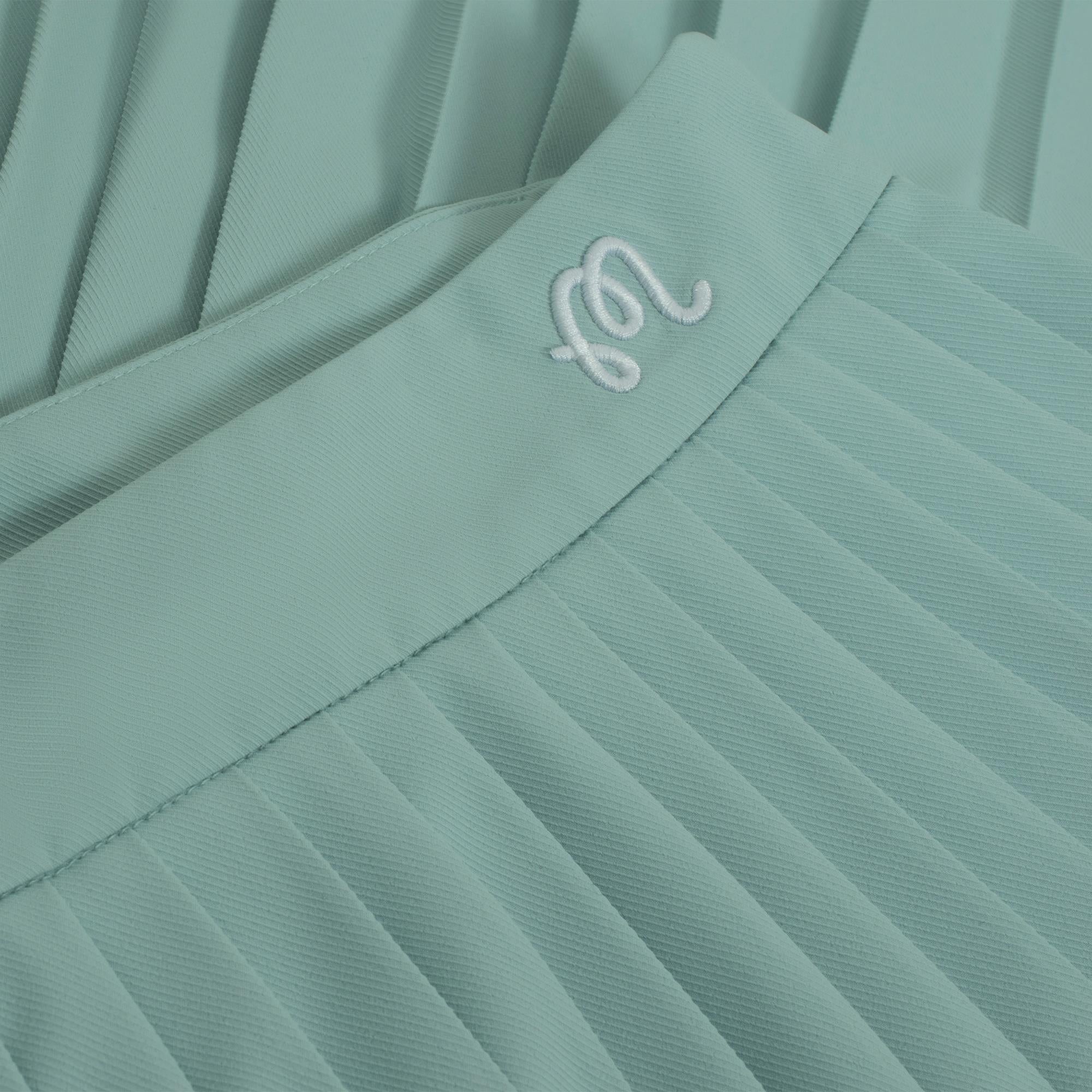 Malbon Golf Kate Ladies Golf Skirt Light Blue